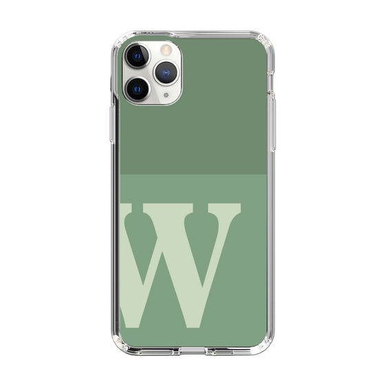 Slim Protection Case［ Original - initial two tone - W green ］