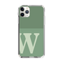 Slim Protection Case［ Original - initial two tone - W green ］