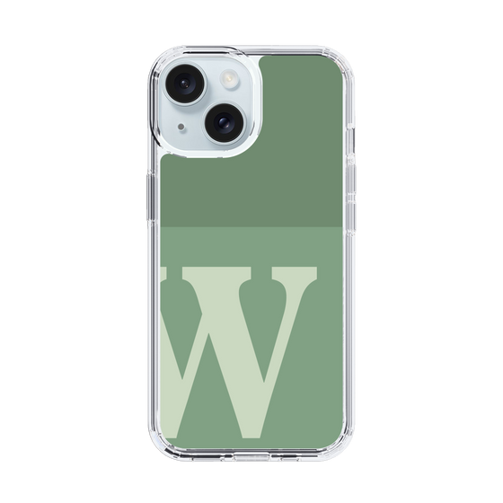 Slim Protection Case［ Original - initial two tone - W green ］