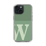 Slim Protection Case［ Original - initial two tone - W green ］