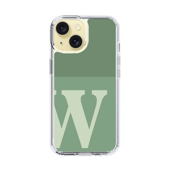 Slim Protection Case［ Original - initial two tone - W green ］