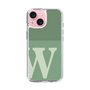 Slim Protection Case［ Original - initial two tone - W green ］