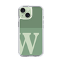 Slim Protection Case［ Original - initial two tone - W green ］