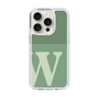 Slim Protection Case［ Original - initial two tone - W green ］