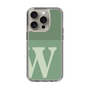 Slim Protection Case［ Original - initial two tone - W green ］
