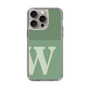 Slim Protection Case［ Original - initial two tone - W green ］