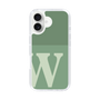 Slim Protection Case［ オリジナル - initial two tone - W green ］