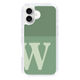 Slim Protection Case［ オリジナル - initial two tone - W green ］