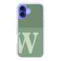 Slim Protection Case［ オリジナル - initial two tone - W green ］