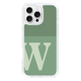 Slim Protection Case［ オリジナル - initial two tone - W green ］