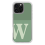 Slim Protection Case［ オリジナル - initial two tone - W green ］