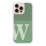 Slim Protection Case［ オリジナル - initial two tone - W green ］