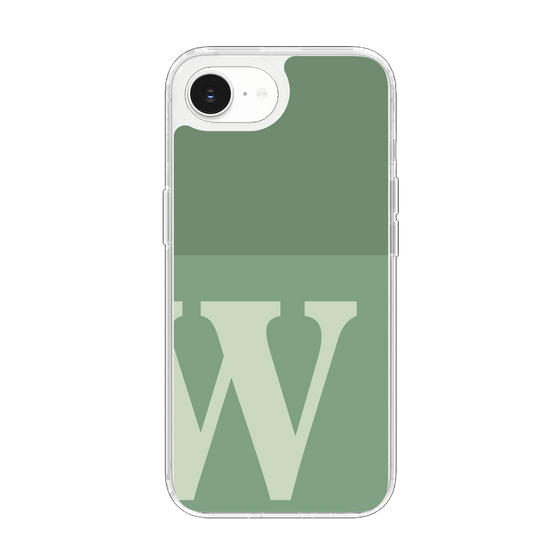 Slim Protection Case［ Original - initial two tone - W green ］