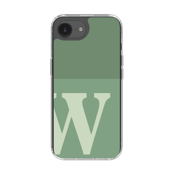 Slim Protection Case［ Original - initial two tone - W green ］