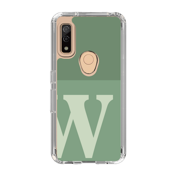 Slim Protection Case［ Original - initial two tone - W green ］