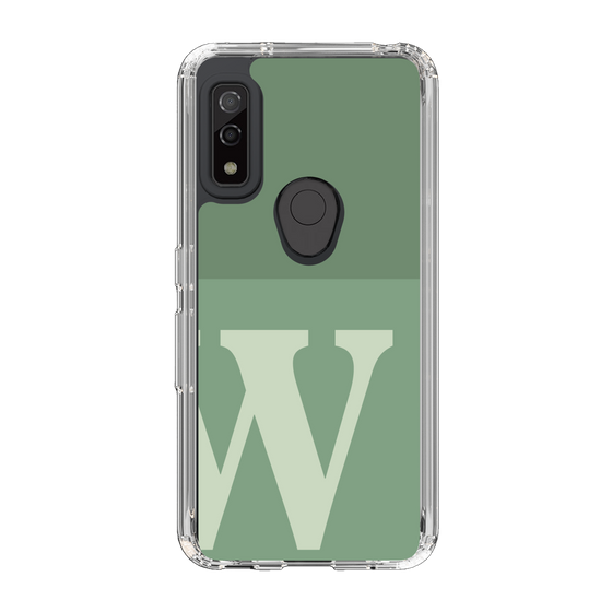 Slim Protection Case［ Original - initial two tone - W green ］