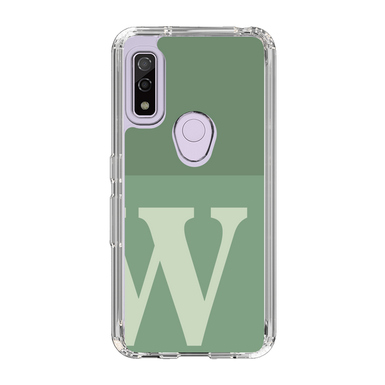 Slim Protection Case［ Original - initial two tone - W green ］