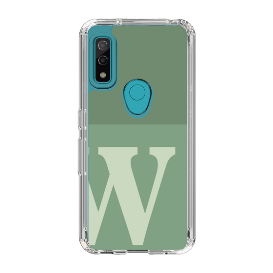 Slim Protection Case［ Original - initial two tone - W green ］