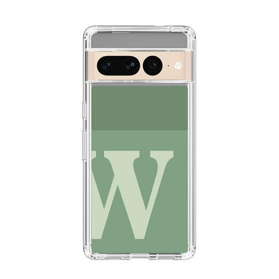 Slim Protection Case［ Original - initial two tone - W green ］