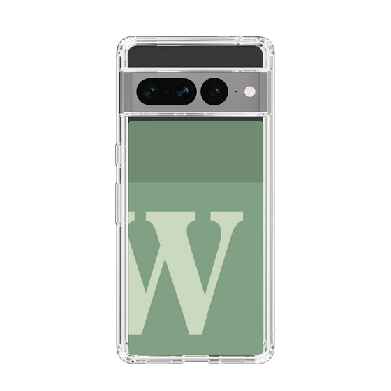 Slim Protection Case［ Original - initial two tone - W green ］