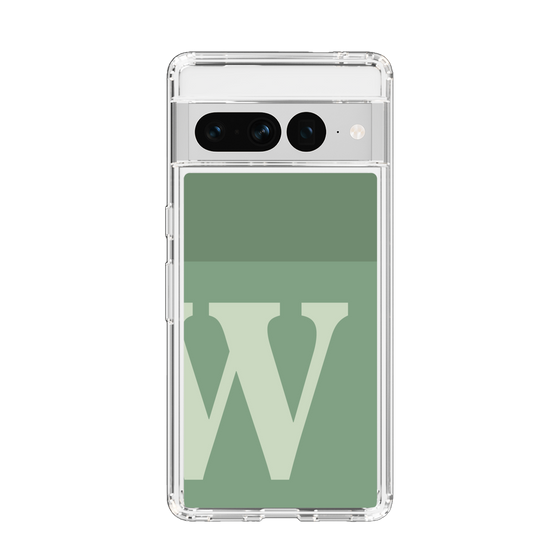 Slim Protection Case［ Original - initial two tone - W green ］