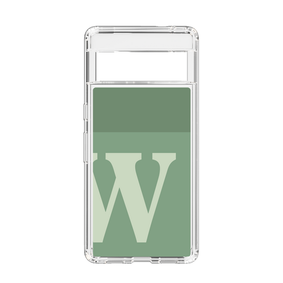 Slim Protection Case［ Original - initial two tone - W green ］