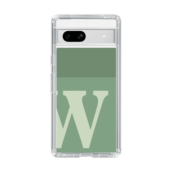 Slim Protection Case［ Original - initial two tone - W green ］