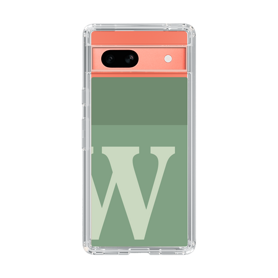 Slim Protection Case［ Original - initial two tone - W green ］