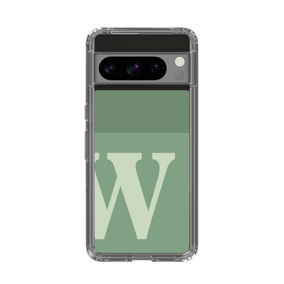 Slim Protection Case［ Original - initial two tone - W green ］