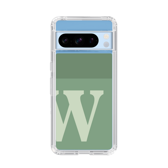 Slim Protection Case［ Original - initial two tone - W green ］