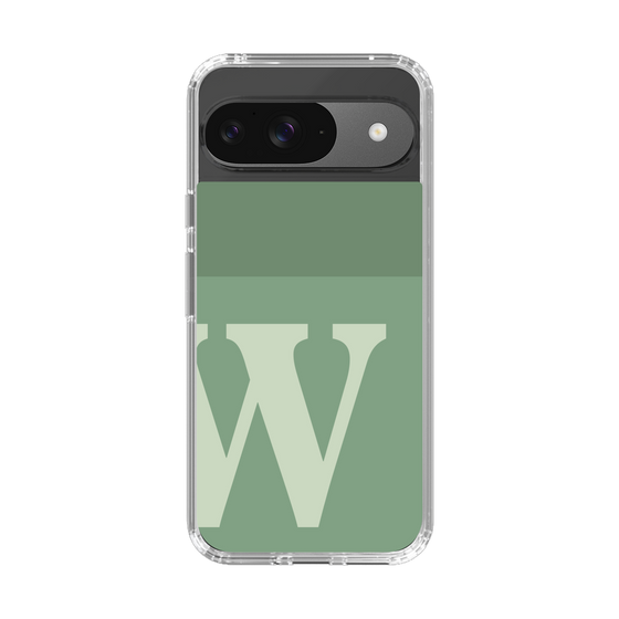 Slim Protection Case［ Original - initial two tone - W green ］