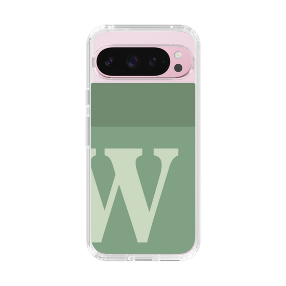 Slim Protection Case［ Original - initial two tone - W green ］