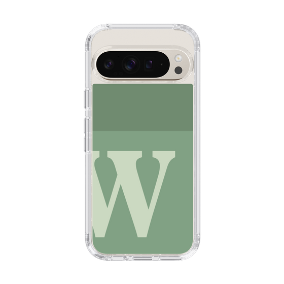 Slim Protection Case［ Original - initial two tone - W green ］