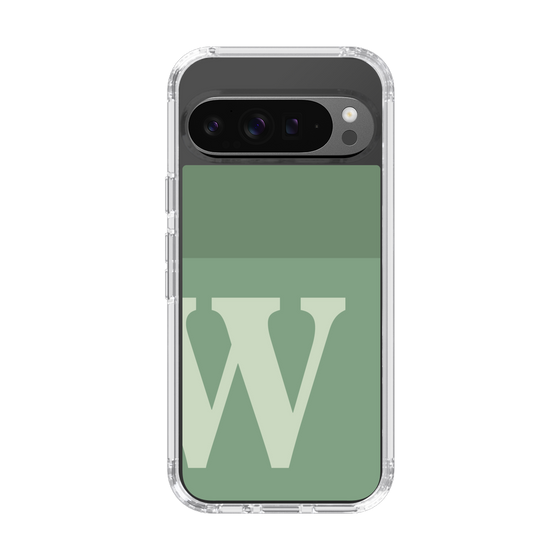 Slim Protection Case［ Original - initial two tone - W green ］