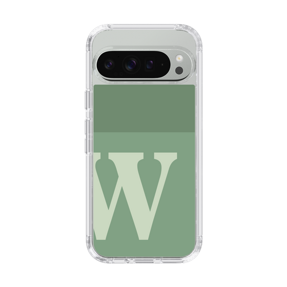 Slim Protection Case［ Original - initial two tone - W green ］