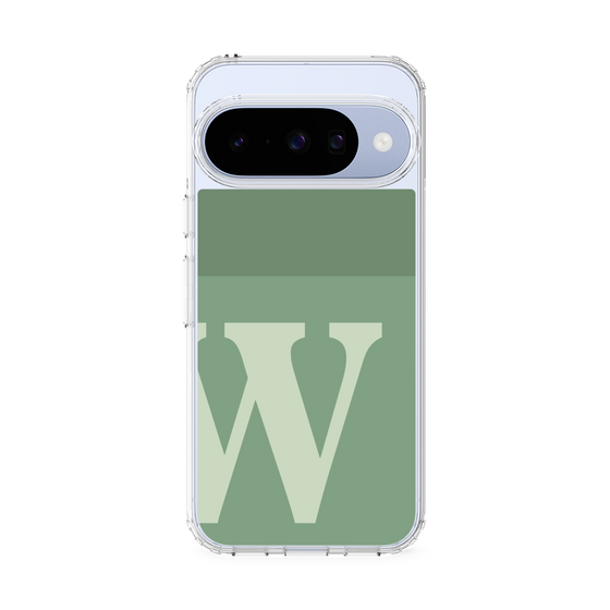 Slim Protection Case［ Original - initial two tone - W green ］