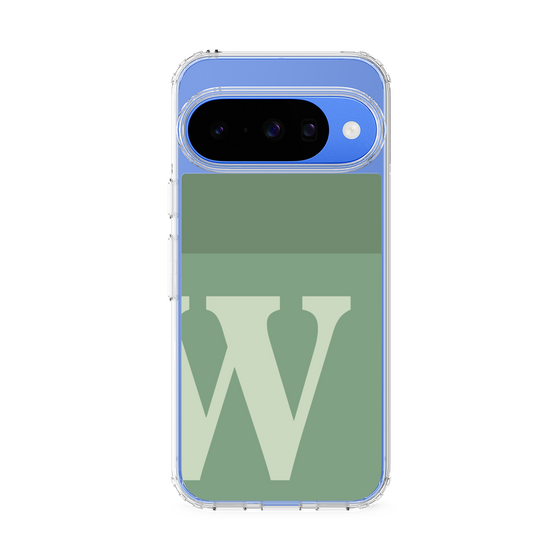 Slim Protection Case［ Original - initial two tone - W green ］
