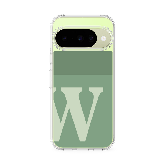Slim Protection Case［ Original - initial two tone - W green ］