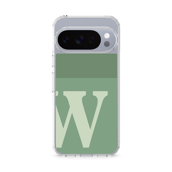Slim Protection Case［ Original - initial two tone - W green ］