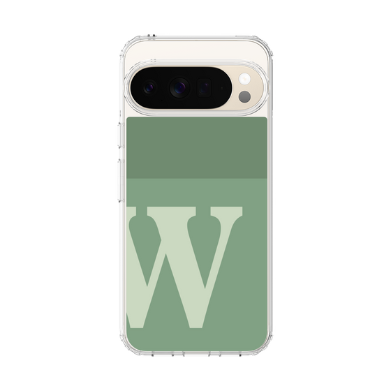 Slim Protection Case［ Original - initial two tone - W green ］