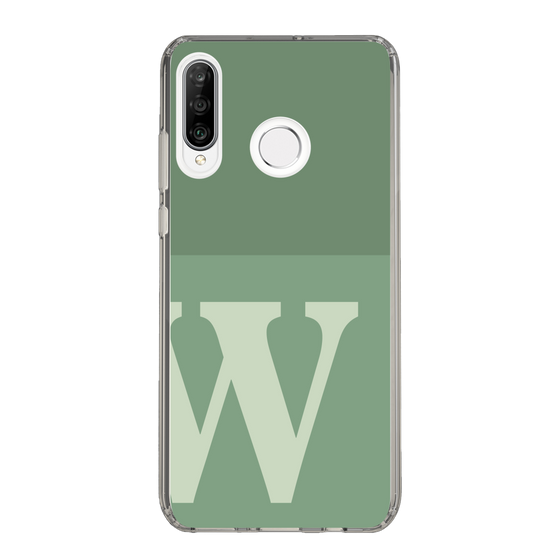 Slim Protection Case［ Original - initial two tone - W green ］