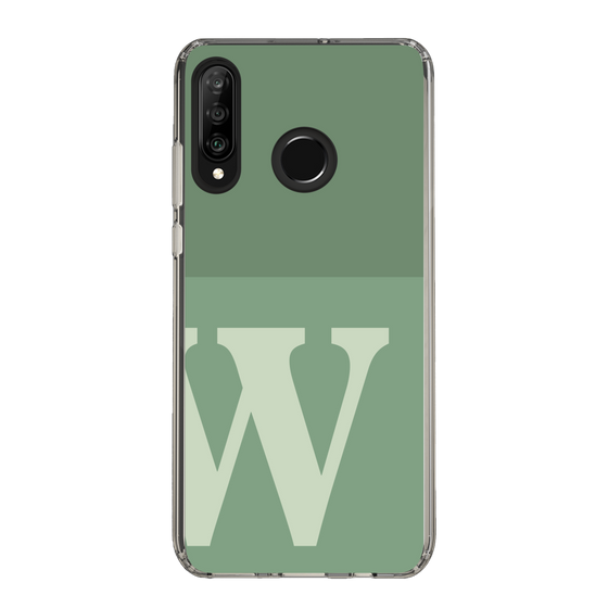Slim Protection Case［ Original - initial two tone - W green ］
