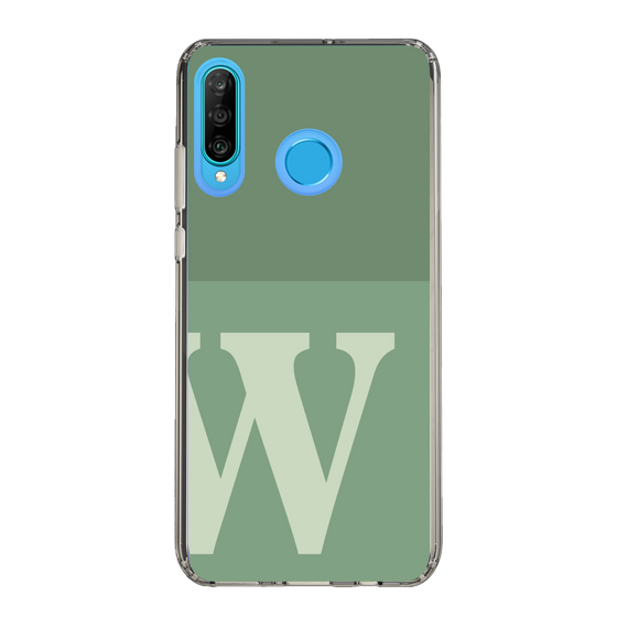 Slim Protection Case［ Original - initial two tone - W green ］