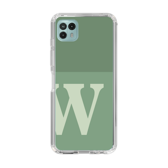 Slim Protection Case［ Original - initial two tone - W green ］