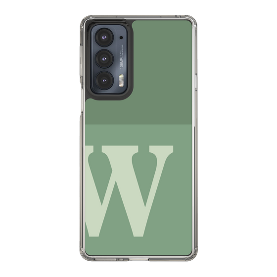 Slim Protection Case［ Original - initial two tone - W green ］
