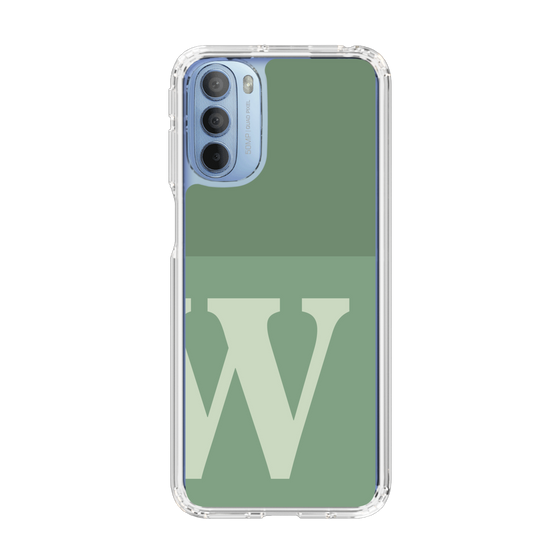 Slim Protection Case［ Original - initial two tone - W green ］