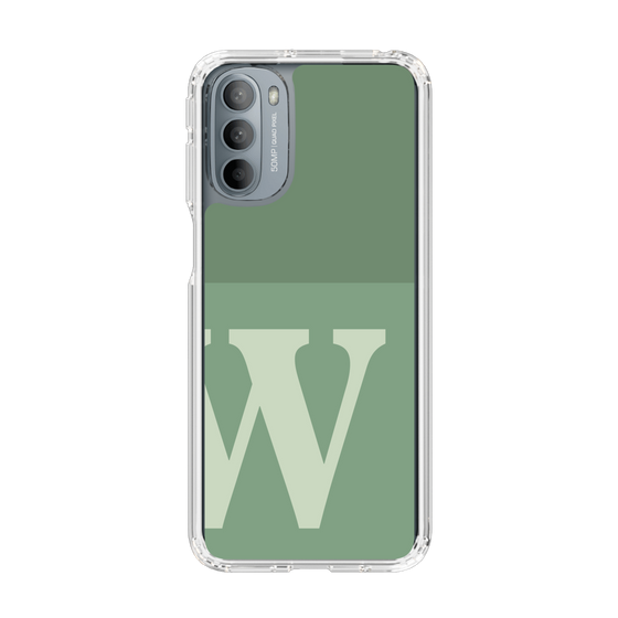 Slim Protection Case［ Original - initial two tone - W green ］