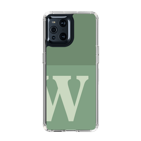 Slim Protection Case［ Original - initial two tone - W green ］