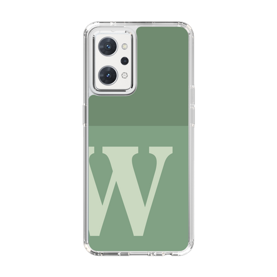 Slim Protection Case［ Original - initial two tone - W green ］