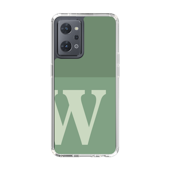 Slim Protection Case［ Original - initial two tone - W green ］